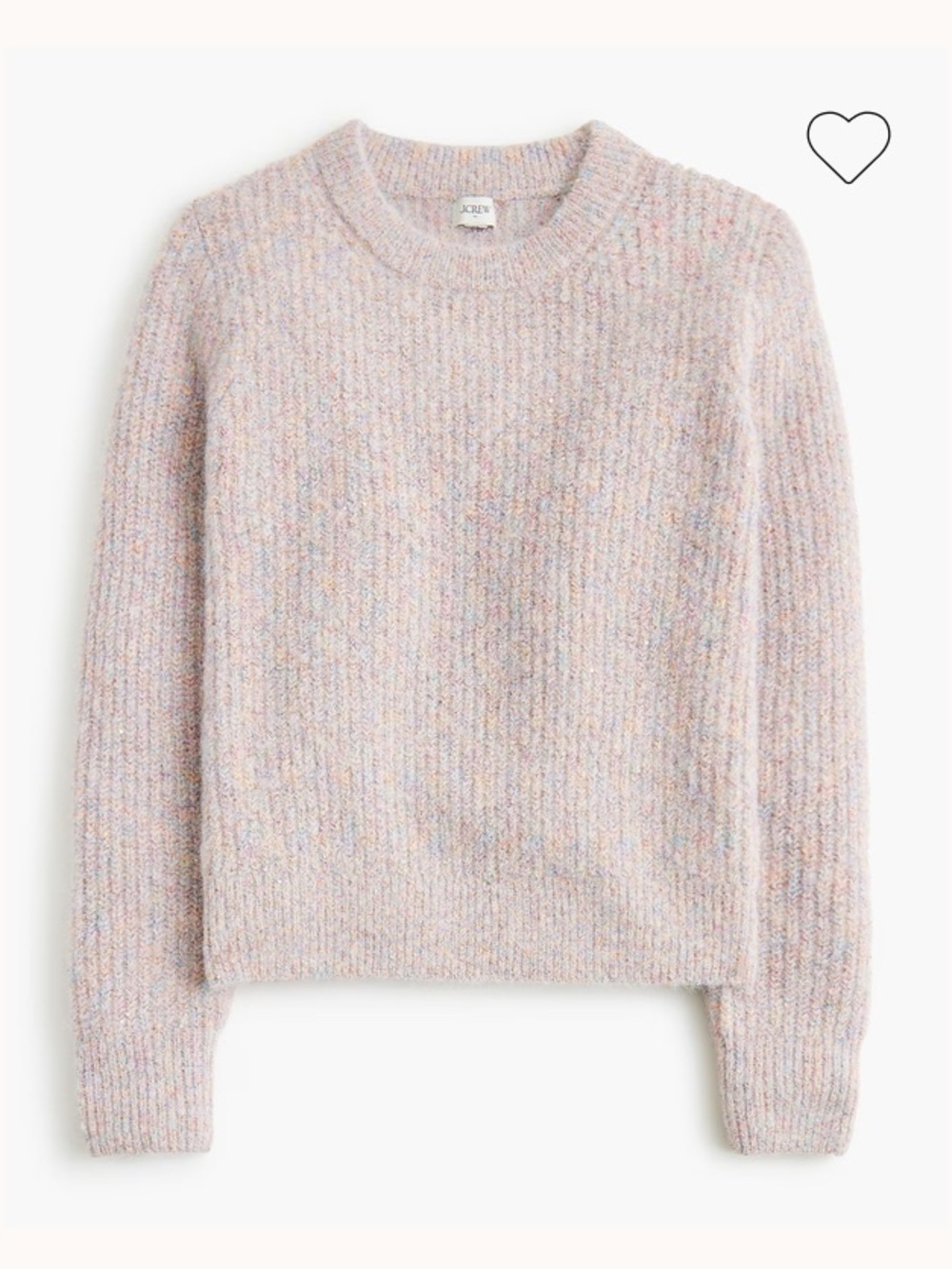J. Crew Metallic sequin crewneck sweater small NWT $138